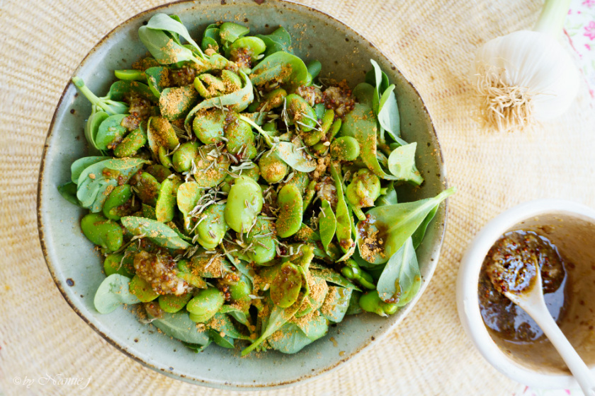 fava beans purslane