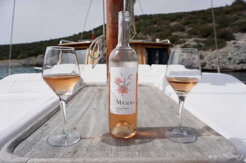 Ma'adra Turkish wine Rose