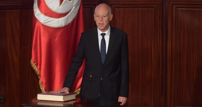 Kais Saied sworn in as Tunisia's new president