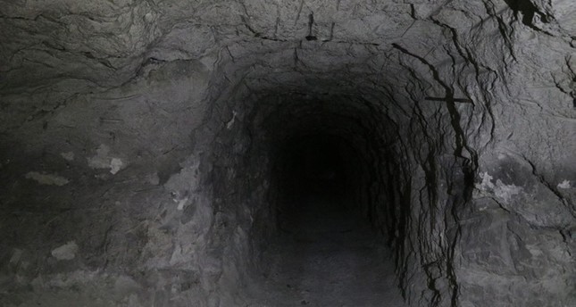 Tunnel network dug by YPG terrorists in Syria uncovered