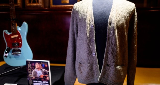 Kurt Cobain's iconic sweater sells for record price