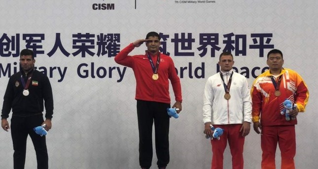 Wrestler Taha Akgül wins gold in international military Olympics