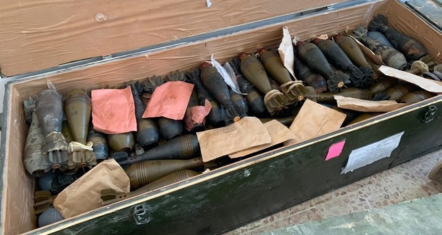 Turkish-backed Syrian National Army seizes haul of YPG weapons in Tal…