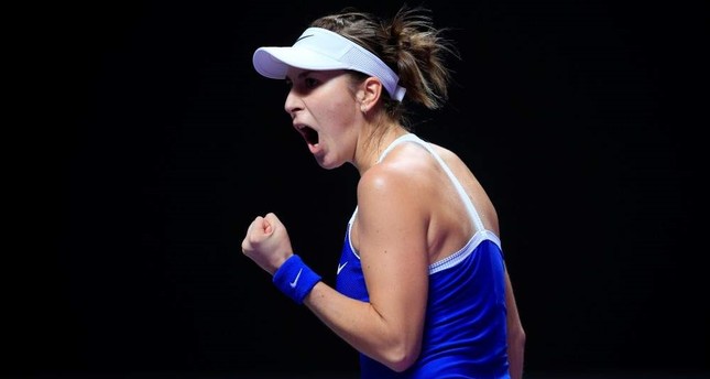 Bencic reaches Shenzhen semifinals as Bertens retires