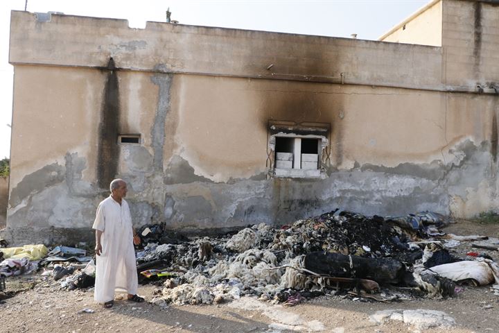 Tel Abyadlılar yanan evlerinin üzüntüsünü yaşıyor