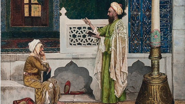 Kur'an Okuyan Kız tablosundan sonra bu sefer de Yeşil Cami’de Kuran Dersi tablosu 35 milyon liraya satıldı