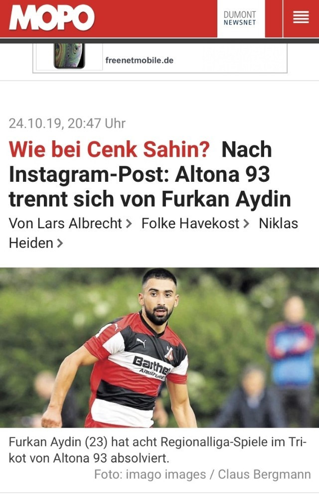 Konuya Alman basını da geniş yer verirken, 'İyi bir futbolcu ama antrenörünü çabasıyla ikna edemedi' başlıkları atıldı.