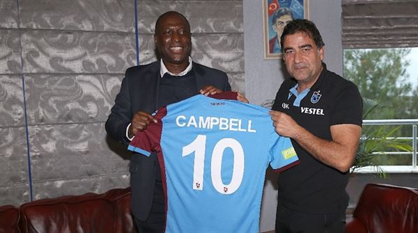 Kevin Campbell Trabzonspor'u ziyaret etti