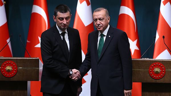 President Erdoğan praises cooperation with Georgia