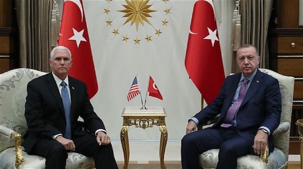 Turkish president receives US vice president