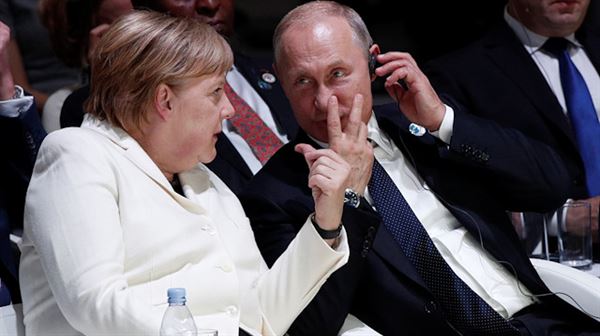 Russian president, German chancellor discuss Syria deal