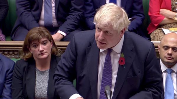 British PM Johnson says government will move bill for Dec 12 election