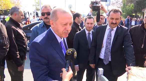 Cumhurbaşkanı Erdoğan'ın vatandaşla 'EYT' diyaloğu