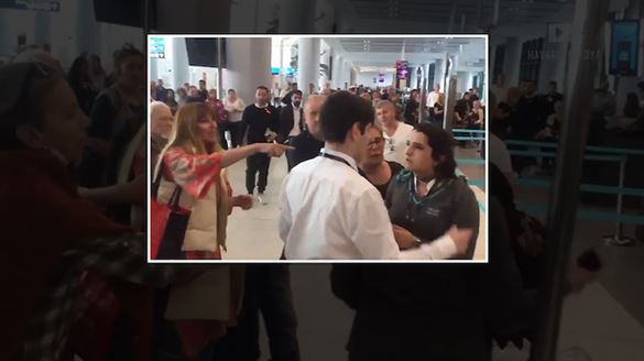 İstanbul Havalimanı'nda yer hizmetleri çalışanına hakaret eden yolcu…