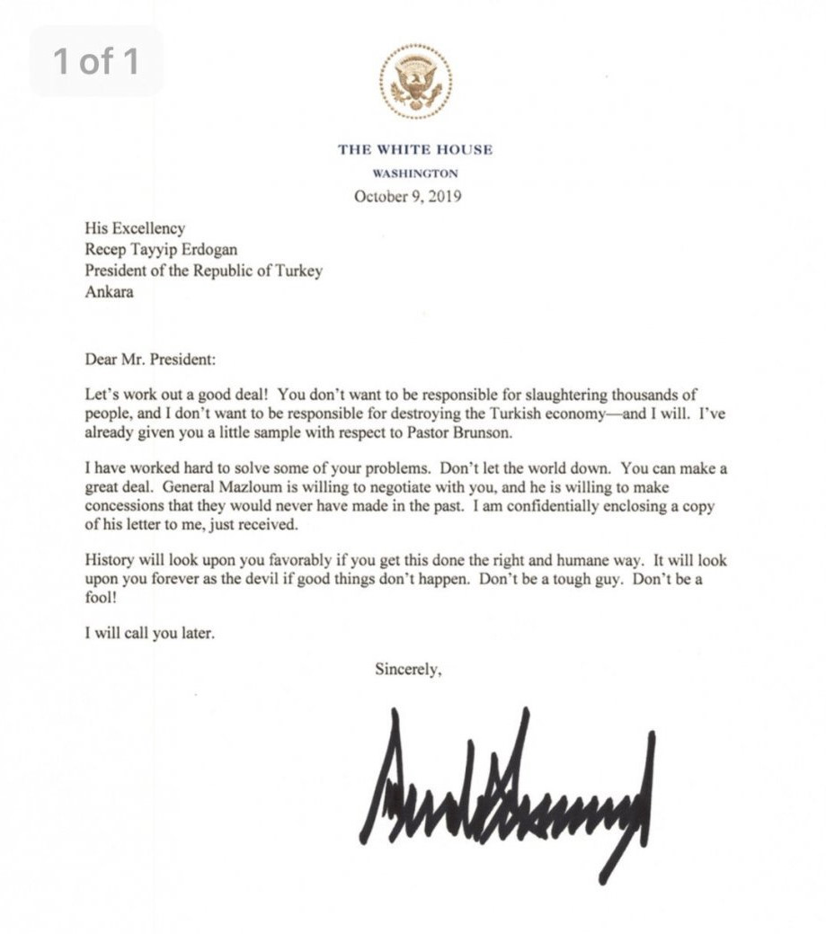 Trump'ın mektubuna ABD basını inanamadı