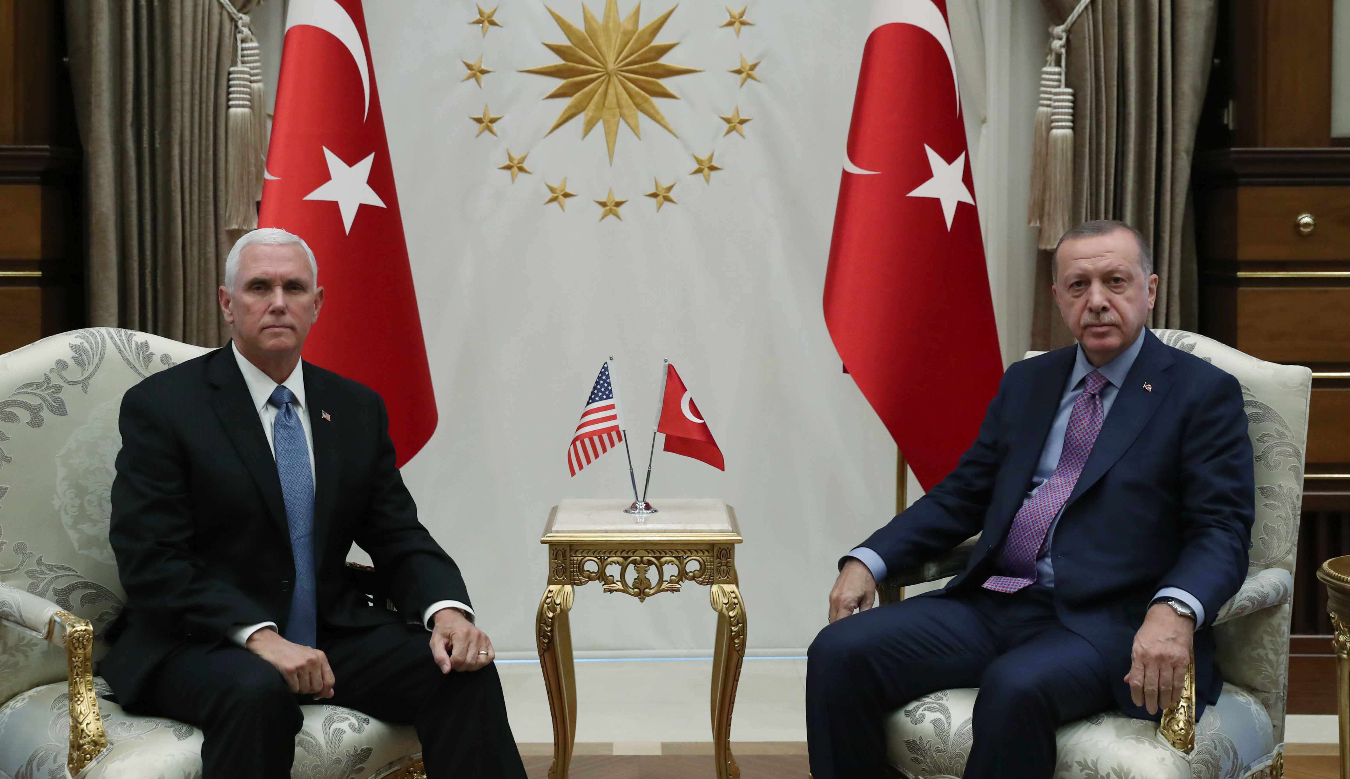 Erdoğan-Pence görüşmesi sona erdi