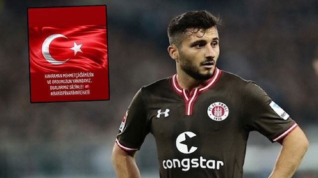 Mehmetçik'e desteği hazmedemediler: Alman kulübü Enver Cenk Şahin'i kadro dışı bıraktı