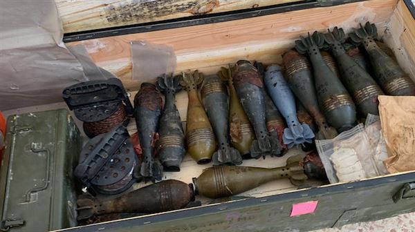 Ammunition depot of PKK/YPG terrorists seized in Syria's Ras al-Ayn