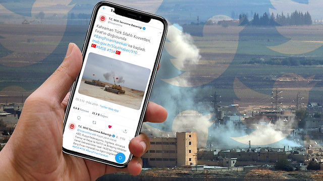 Barış Pınarı Harekatı: Mücadele sadece sahada değil sosyal medyada da veriliyor