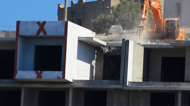 Kırmızı çarpılar konuldu, Bodrum'un tüm mahallelerinde yıkımlar başladı