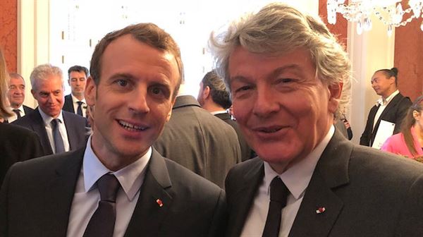 Macron proposes Atos CEO Thierry Breton as new French EU commissioner