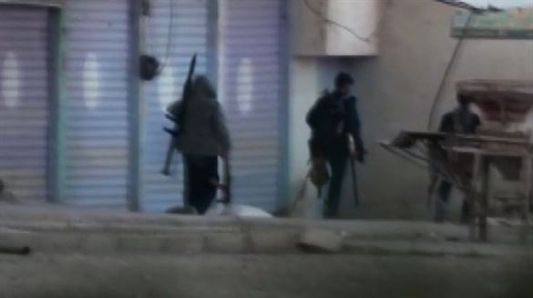 Resulayn'daki PKK/YPG'li teröristlerin kaçış anları kamerada