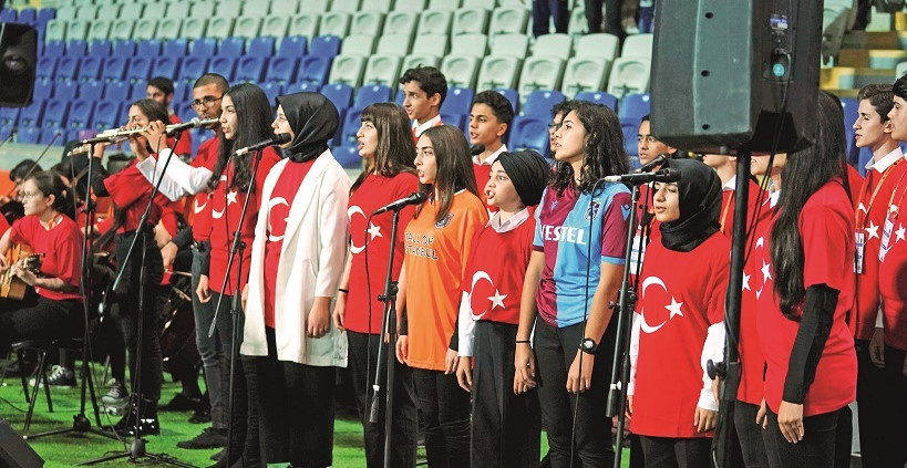 Başakşehir Güzel Sanatlar Lisesi ile Başakşehir Belediyesi Müzik Akademisi öğrencileri