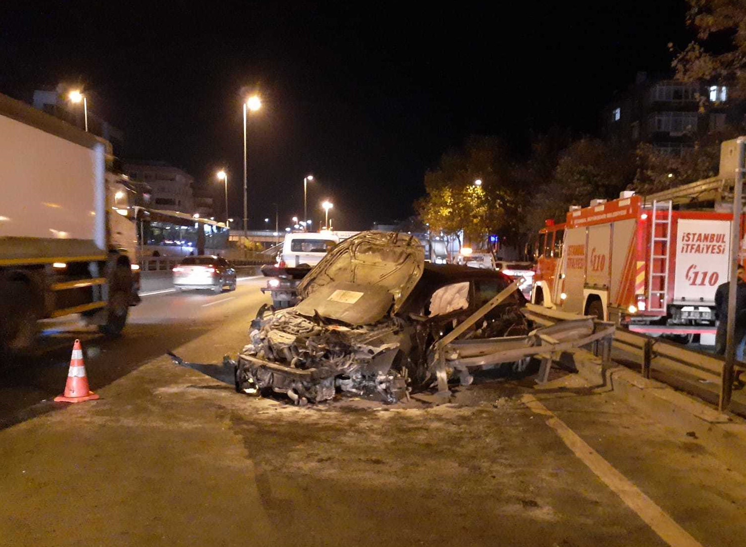 İstanbul'da feci kaza! Ayak parmakları koptu