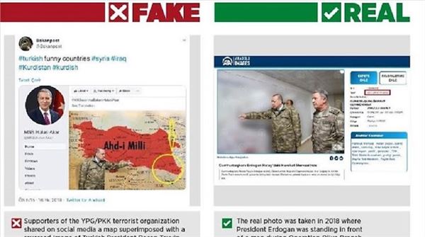 YPG/PKK use fake photos to smear Turkey's op in Syria