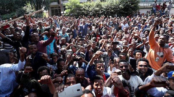 At least 8 killed in protests by backers of activist in Ethiopia