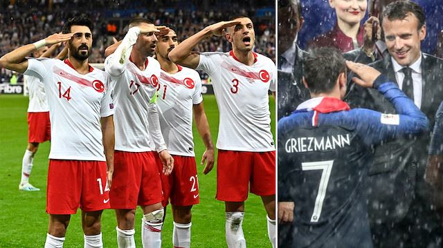 Bakan Kasapoğlu Fransa'ya Griezmann'ın fotoğrafıyla yanıt verdi