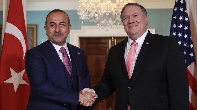 Dışişleri Bakanı Mevlüt Çavuşoğlu, ABD Dışişleri Bakanı Mike Pompeo ile görüştü