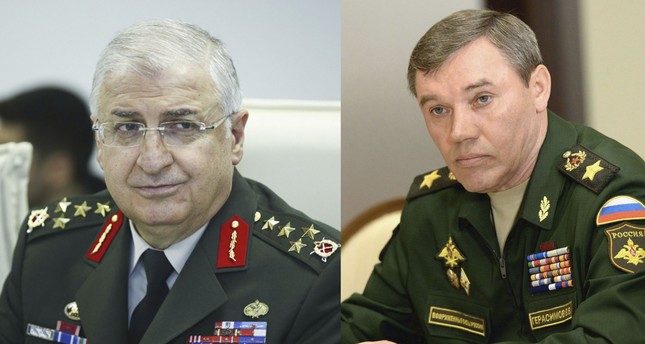 Turkish, Russian military chiefs discuss Syria