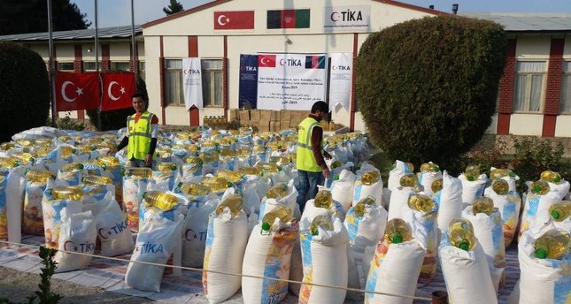 TIKA provides food aid to families victimized by war in Afghanistan