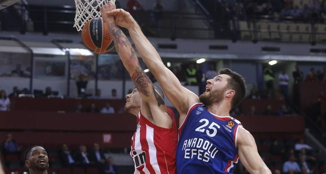 Anadolu Efes beats Olympiacos to claim season's 5th EuroLeague win