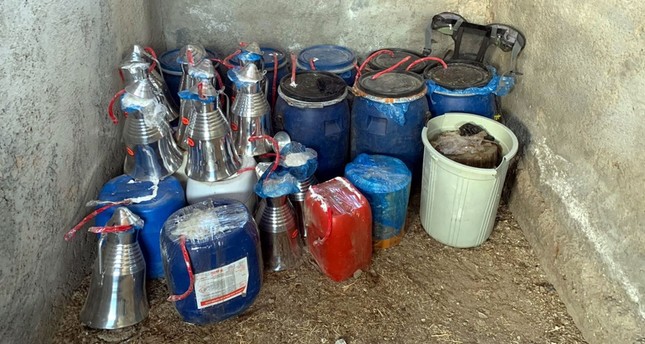 Turkish security forces seize 2 tons of explosives hidden by…