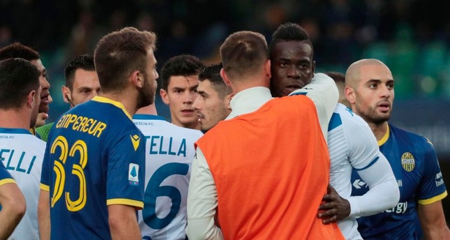 Balotelli furious over racial slurs as Verona defeats Brescia