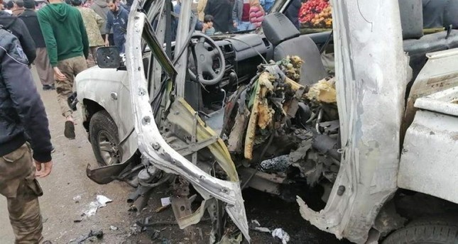 إصابة 9 مدنيين بينهم طفل في تفجير إرهابي لـ”ي ب ك” بجرابلس شمالي سوريا