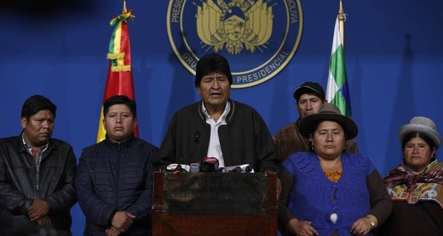 Reactions grow over coup against Bolivia's Morales