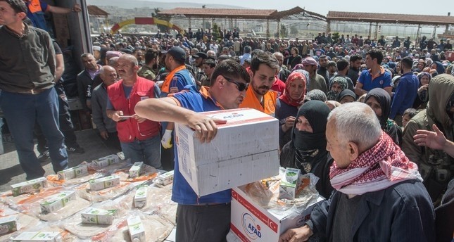 Turkey's disaster response agency distributes aid in Syria
