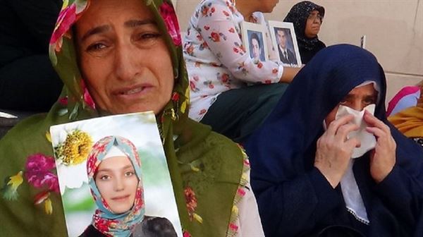 Families in SE Turkey protesting PKK seek global support