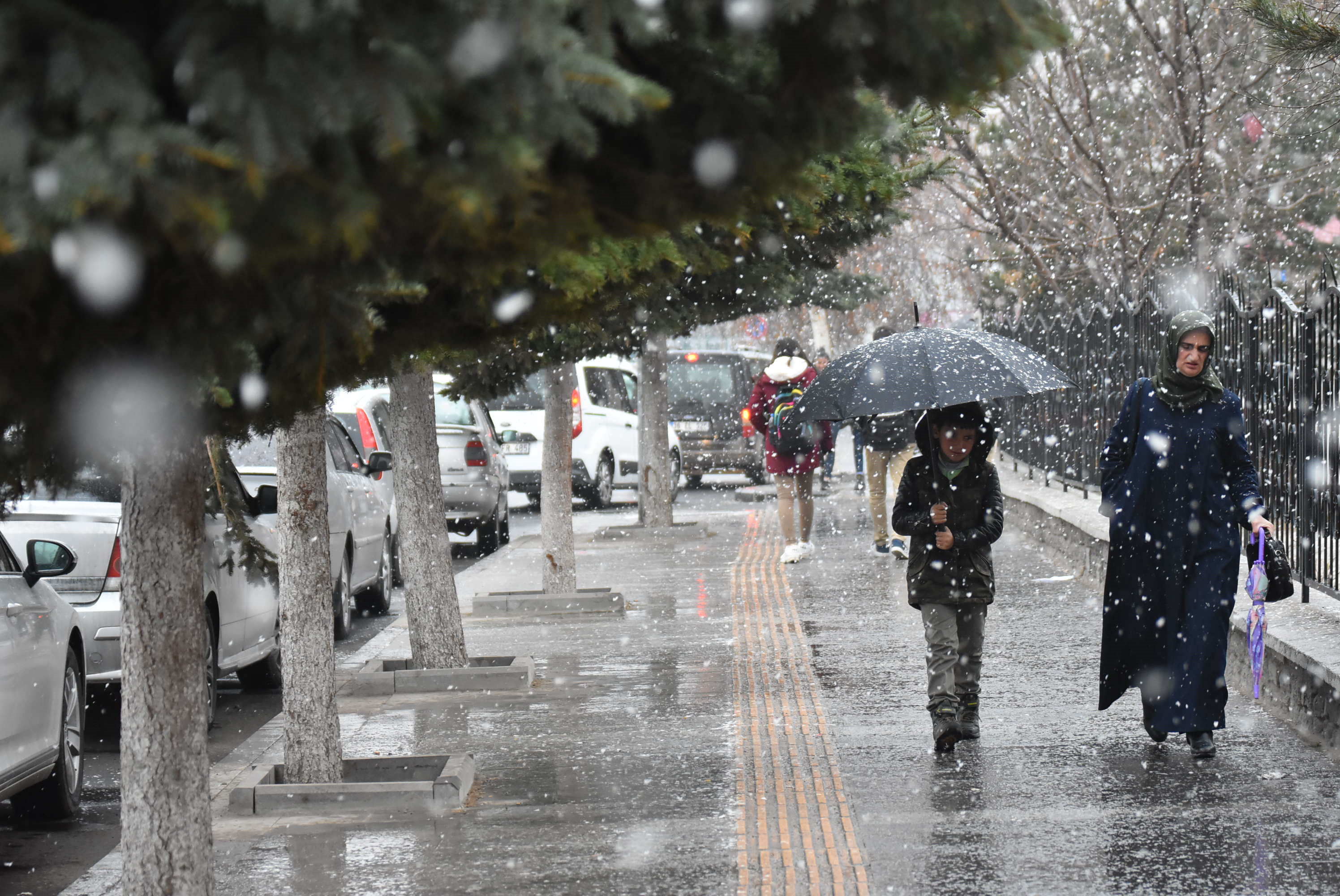 Doğu'da kar etkili oldu! Erzurum, Ağrı, Tunceli, Kars, Ardahan, Van…