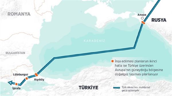 أنقرة: مشروع 'السيل التركي' يكتمل نهاية 2019