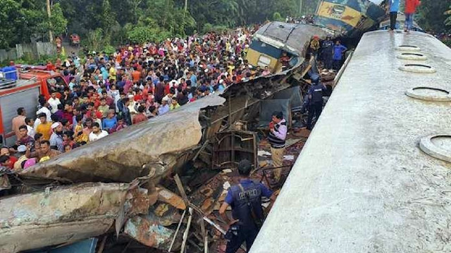 Bangladeş'te tren kazası: 16 ölü, 48 yaralı