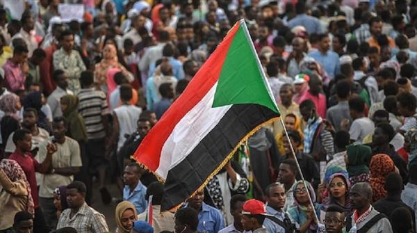 Protesters urge disbanding of ex-ruling party in Sudan