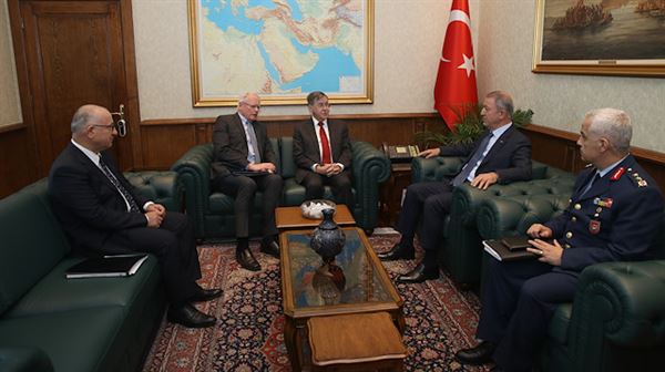 Turkish DefMin meets US Syria envoy in Ankara