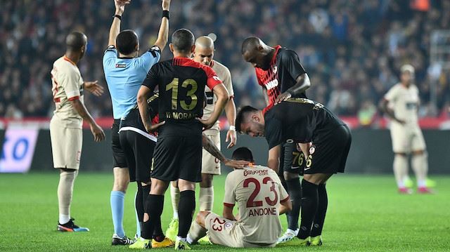 Galatasaray'dan Andone açıklaması: Tama yakın yırtık var