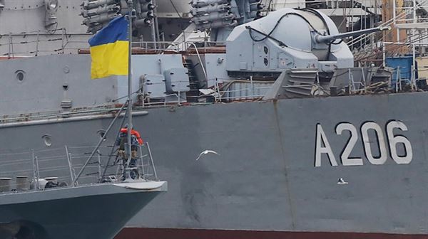 Russia says it has handed captured naval ships back to Ukraine