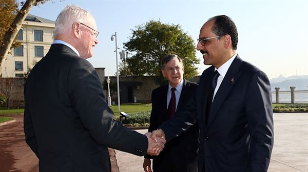 Turkey's presidential spokesman meets US Syria envoy