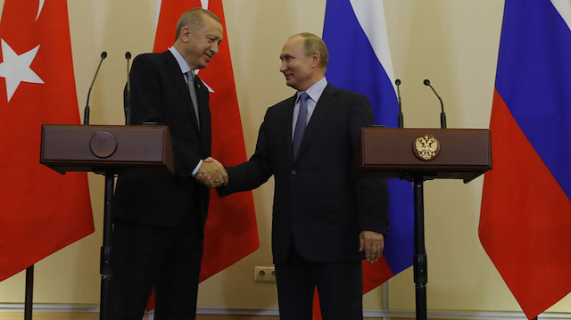 Cumhurbaşkanı Erdoğan Rusya lideri Putin ile telefonda görüştü